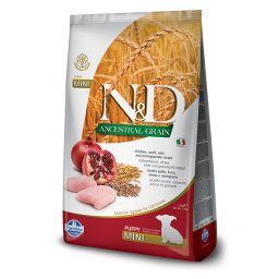 N&D Ancestral Grain Puppy Mini Chicken Pomegranate Velikost balení: 2,5 kg