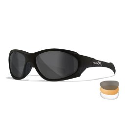 WILEY X brýle střelecké XL-1 ADVANCED COMM sada 3 skla ČERNÝ rám
