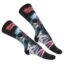 ponožky IRON MAIDEN - EDDIE BIKER - BLACK - PERRI´S SOCKS - IMB303-001