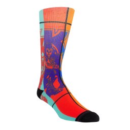 ponožky KISS - DYE SUB CREW - BLACK - PERRI´S SOCKS - KSA306-001