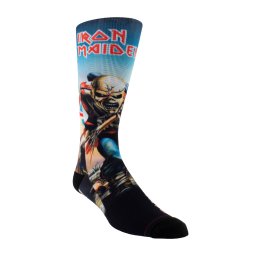 ponožky IRON MAIDEN - DYE SUBLIMATION CREW - BLACK - PERRI´S SOCKS - IMA302-001