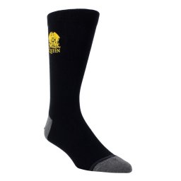 ponožky QUEEN - GOLD CREST CREW - BLACK - PERRI´S SOCKS - QUC106-001