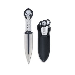 Albainox nůž vrhací SKULL sada 3 kusů