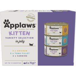 Applaws Kitten Jelly MULTIPACK - konzerva 6x70 g