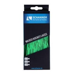 Tkaničky do bruslí Schanner Laces Waxed zelené 96 palců = 243cm