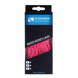 Tkaničky do bruslí Schanner Laces Waxed růžové 84 palců = 213cm