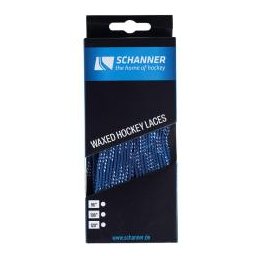 Tkaničky do bruslí Schanner Laces Waxed modré 120 palců = 304cm