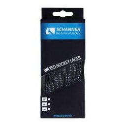 Tkaničky do bruslí Schanner Laces Waxed černé 84 palců = 213cm