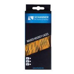 Tkaničky do bruslí Schanner Laces Waxed žluté 72 palců = 182cm