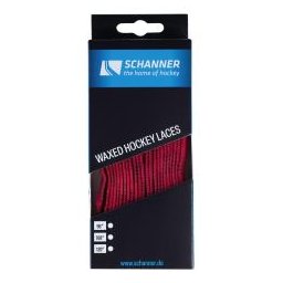 Tkaničky do bruslí Schanner Laces Waxed červené 96 palců = 243cm