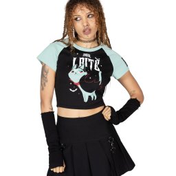 tričko dámské KILLSTAR - Cat Spat - Black - KSRA005725