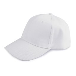 Kšiltovka unisex vhodná k dozdobení, barva 1 bílá
