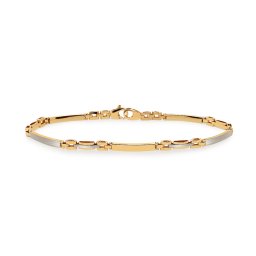 Pánský článkový náramek s matováním Ayden IZ30437AG