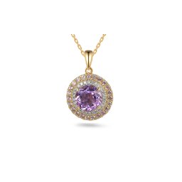 Půvabný ametystový přívěsek 2,120 ct Sage IZBR1242P
