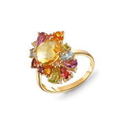 Prsten s pestrobarevnými drahokamy 4,48ct IZBR1248P