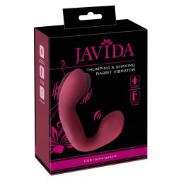 Javida Thumping - pulzujc G-bod a klitoris vibrtor (erven)