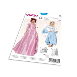 Střih Burda 2372 - Víla, nymfa, elfka