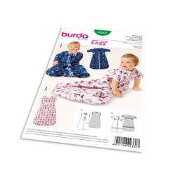 Střih Burda 9382 - Dětský spací pytel