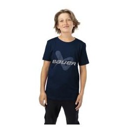 Hokejové tričko Bauer Core SS LockUp Tee YTH (1063421) YTH L = výška postavy 150-163cm
