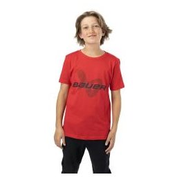 Hokejové tričko Bauer Core SS LockUp Tee YTH (1063422) YTH L = výška postavy 150-163cm