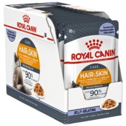 Royal Canin Hair and Skin V ŽELÉ MULTIPACK - kapsička 12x85 g