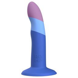 ROMP Piccolo - flexibiln silikonov dildo - modro-fialov
