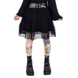 sukně dámská HEARTLESS - ARHANA - BLACK - POI1397
