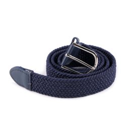 Pásek pružný šíře 3,2 cm unisex, barva 4 modrá tmavá
