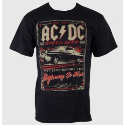 tričko pánské AC/DC - Speedshop - LIQUID BLUE - 31818