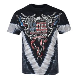 tričko pánské Lynyrd Skynyrd - Southern Rock Shield - LIQUID BLUE - 11842