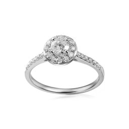 Briliantový prsten z bílého zlata Adelynn IZBR1220A