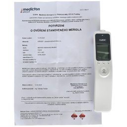 TEPLOMĚR HUBDIC HFS-1000 s kalibračním listem