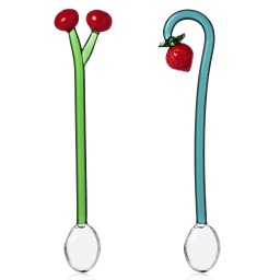 Ichendorf Milano designové míchátka Fruits and Flower Spoons Cherries and Strawberry