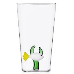 Ichendorf Milano designové sklenice na vodu Marine Garden Longdrink White Fish Green Seaweed
