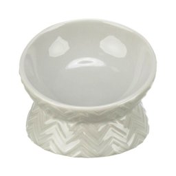 Ergonomická keramická miska 150ml světle šedá