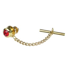 Gaira® Brož do kravaty 340062, Barva červená