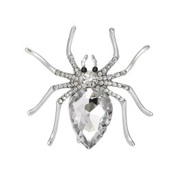Gaira® Brož Pavouk 312934 Silver, Barva bílá