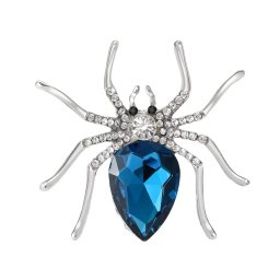 Gaira® Brož Pavouk 312934 Silver, Barva modrá