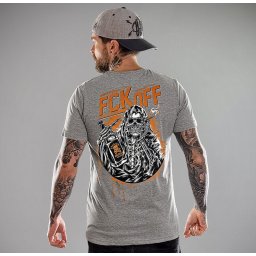 tričko pánské HYRAW - GREY FCK OFF - SU24-M12