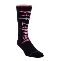 ponožky DEF LEPPARD - SHARP TEXT LOGO CREW - BLACK - PERRI´S SOCKS - DLC304-001