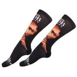 ponožky BOB MARLEY- LEGEND DYE SUB - BLACK - PERRI´S SOCKS - BOC301-001