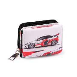 Mini peněženka dětská 7x8,5 cm, barva 11 smetanová auto