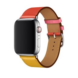 Řemínek iMore Single Tour Apple Watch Series 9/8/7 (41mm) - Bordó/Žlutý