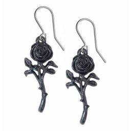 náušnice ALCHEMY GOTHIC - Romance Of The Black Rose - E421