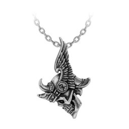 obojek ALCHEMY GOTHIC - Warrior Skull - P957