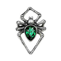 prsten ALCHEMY GOTHIC - Emerald Venom - R222-A