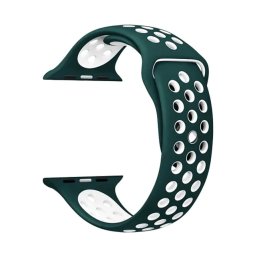 Řemínek iMore SPORT pro Apple Watch Series 1/2/3 (38mm) - Tmavě zelený/Bílý