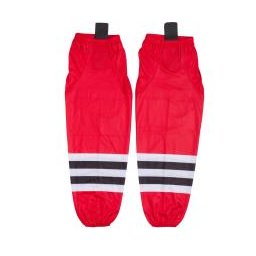 Hokejové stulpny Sherwood Mesh Hockey Socks Chicago Black Hawks červená Junior (juniorská)