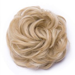 Girlshow Příčesek - drdol na gumičce Cute - 27BT613 (mix světle karamelové a beach blond)