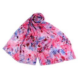 Letní šátek / šála 75x180 cm, barva 6 pink